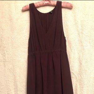T. Babaton deep purple dress